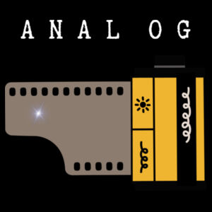 analog white on black Design